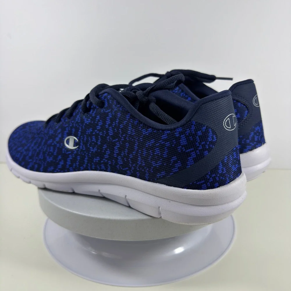 Champion Men Sneakers Memory Foam Knit Running Athletic Blue‎ Size 14 US